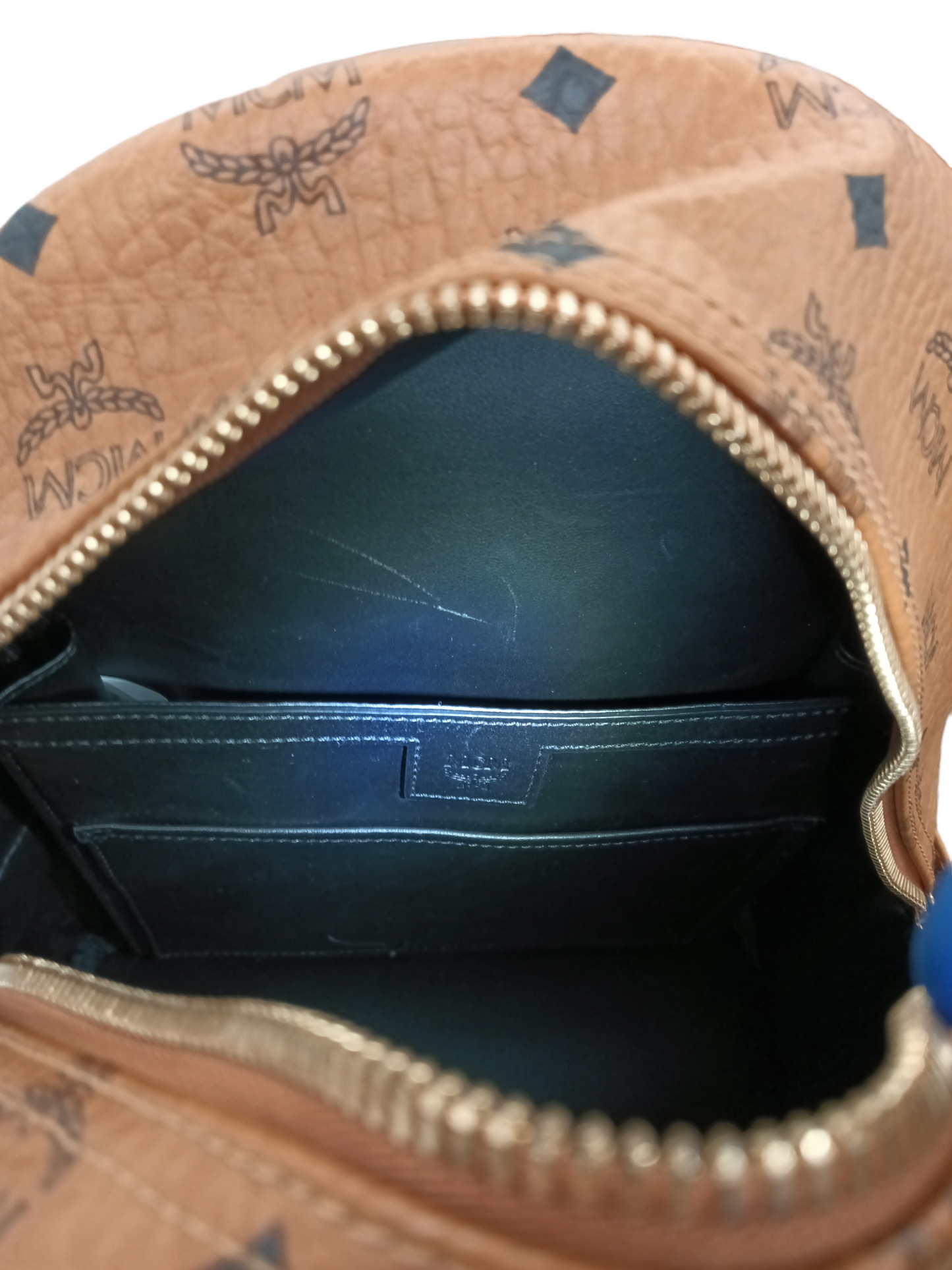 MCM Rucksack MMK6SVE37C0001 Brown/Gold (Rank B)