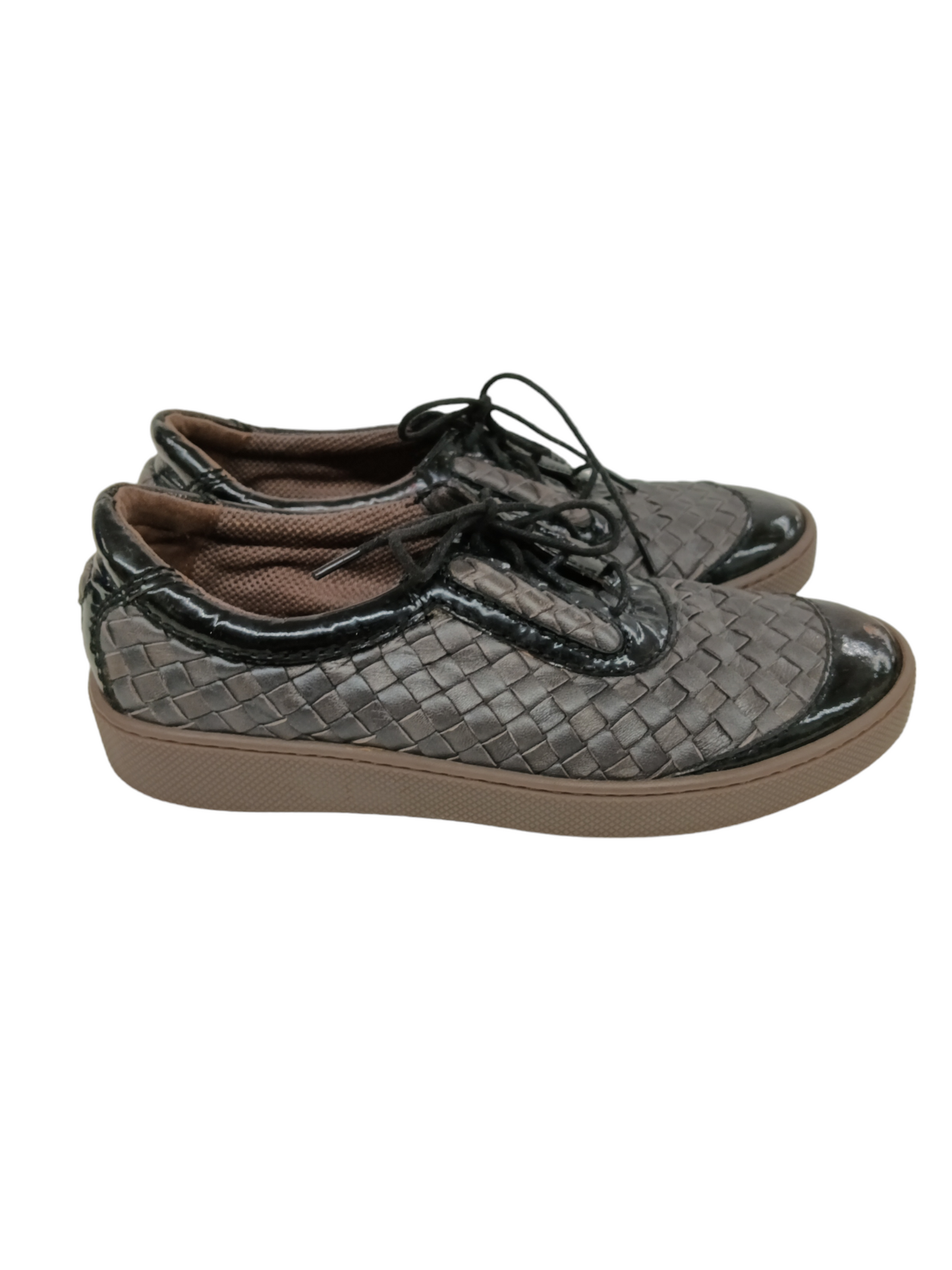 BOTTEGA VENETA Sneaker Lady's Size 25.5cm Black (Rank B)