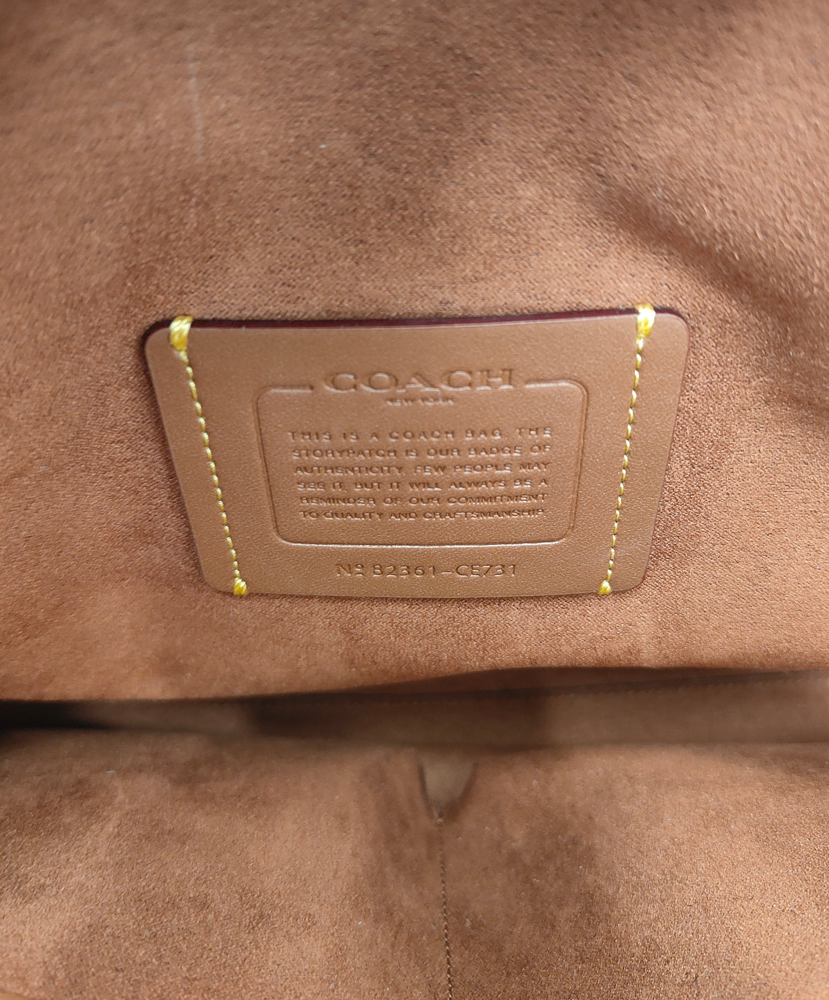 COACH 2WAY Bag CE731 Rank(B)