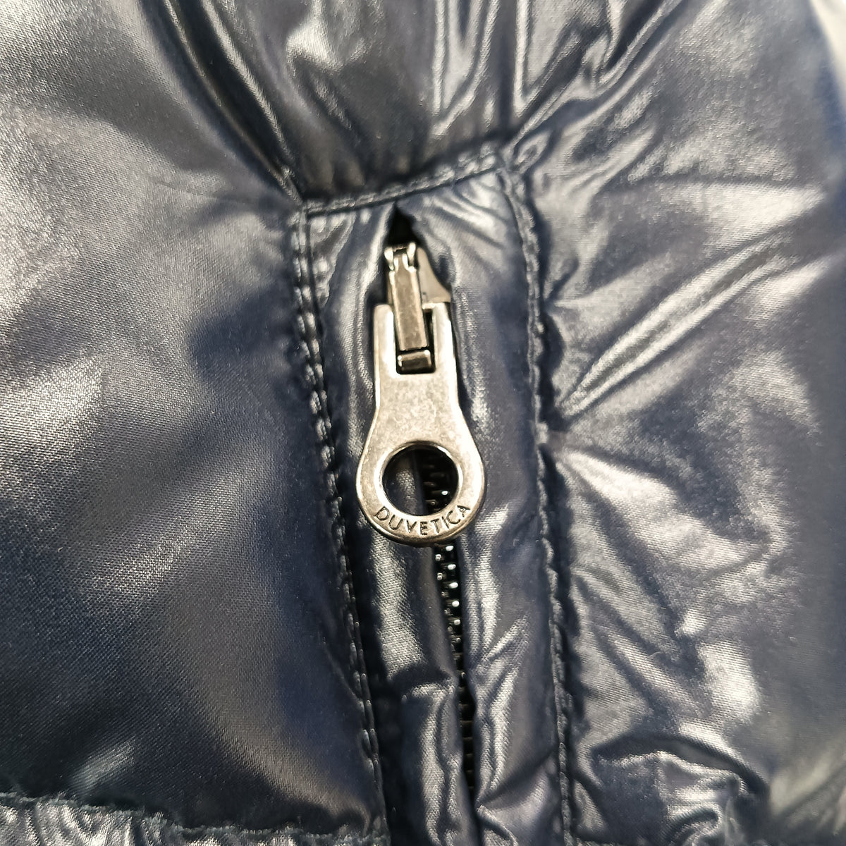 DUVETICA Vest Down Jacket SIZE 42 Lady's Navy 01850721