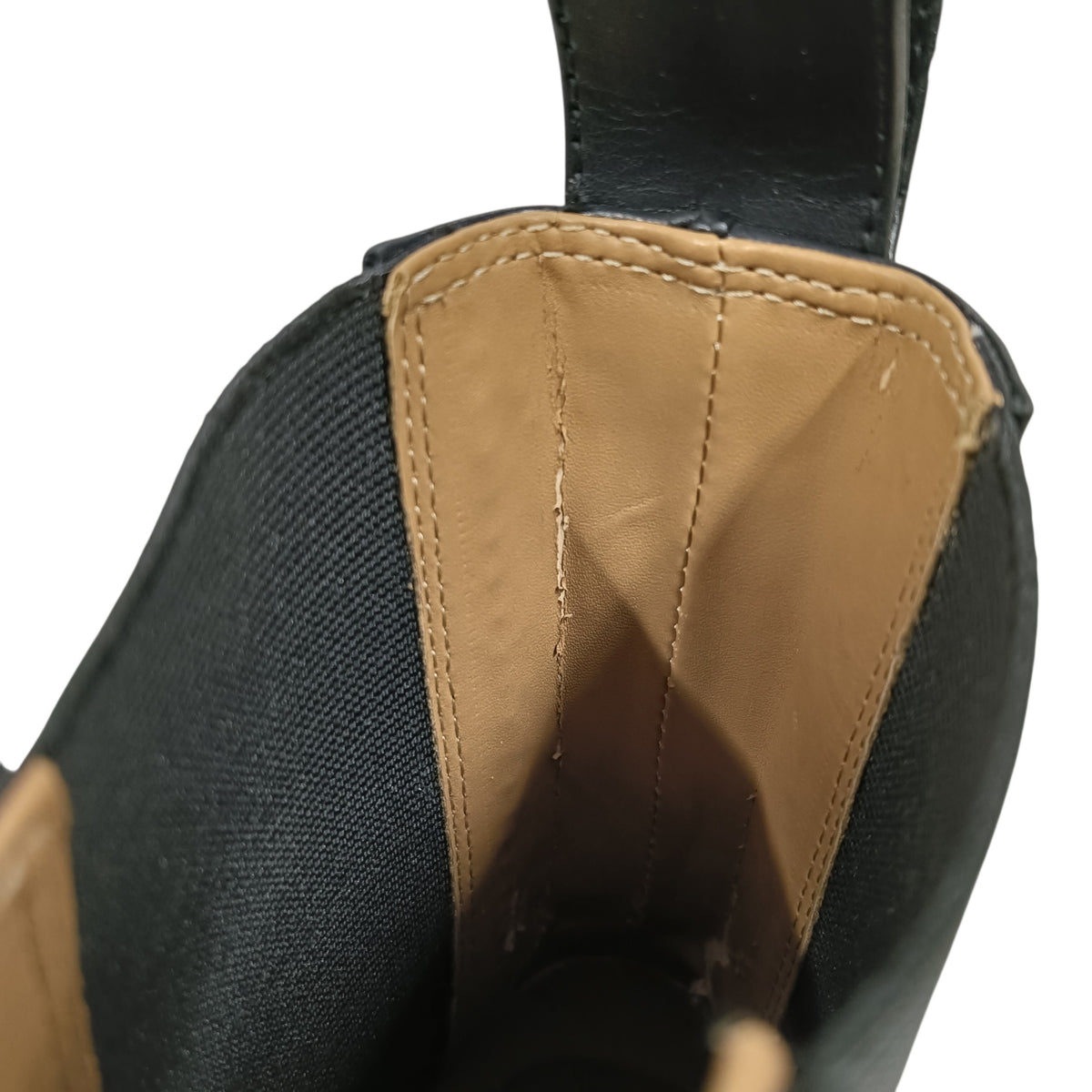 TODAYFUL Boots Leather SINE 38 Black **Inside Damage