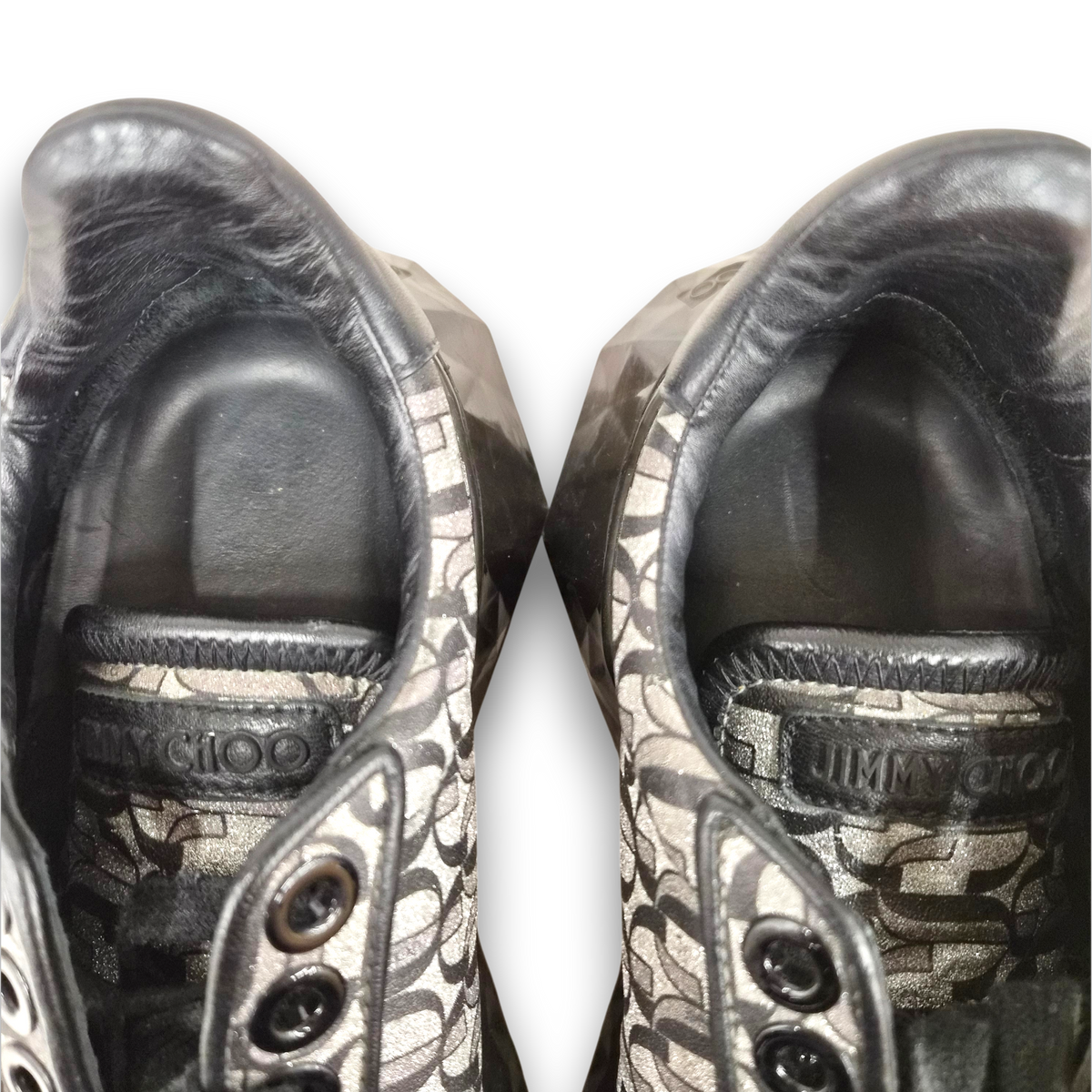 JIMMY CHOO Sneaker SIZE 35 1/2 Lady's Black Rank(B)