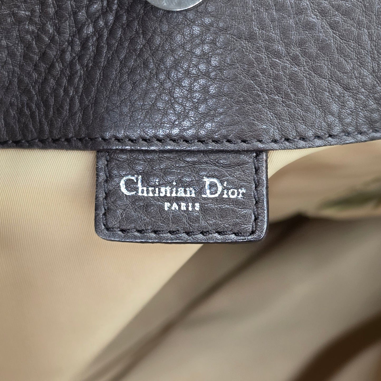 CHRISTIAN DIOR Tote Bag Rank (B) Brown 15-B0-0075