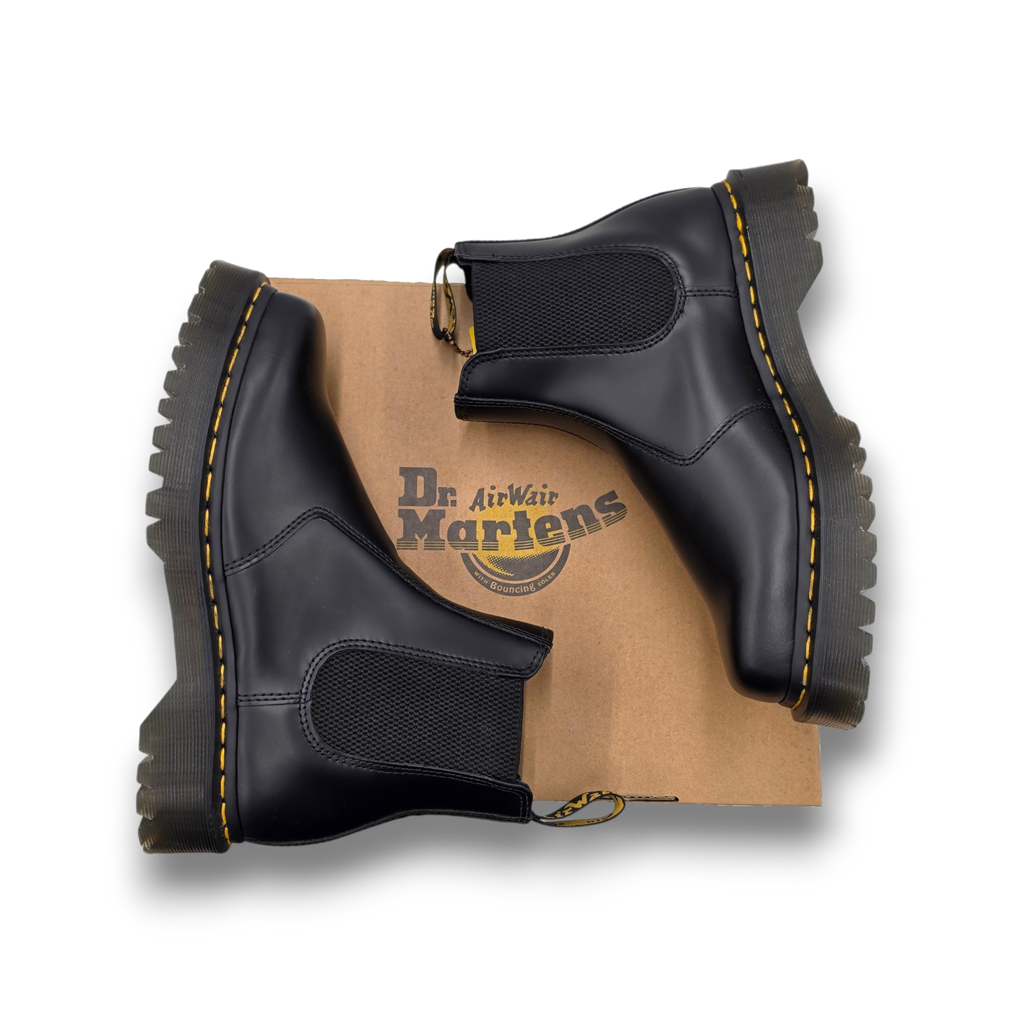 Dr.Martens Boots 41 Men Black Rank (A) 2976 BEX SQUARE