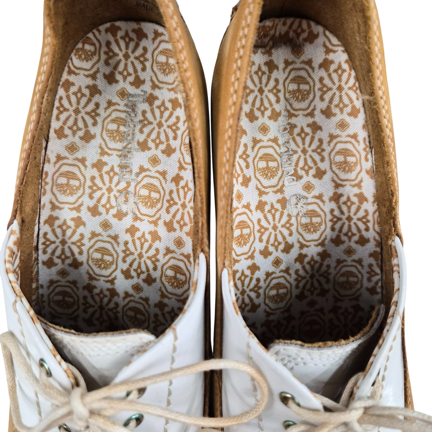Timberland Leather Pumps SIZE 5.5 23697 Lady's Khaki Rank(B)