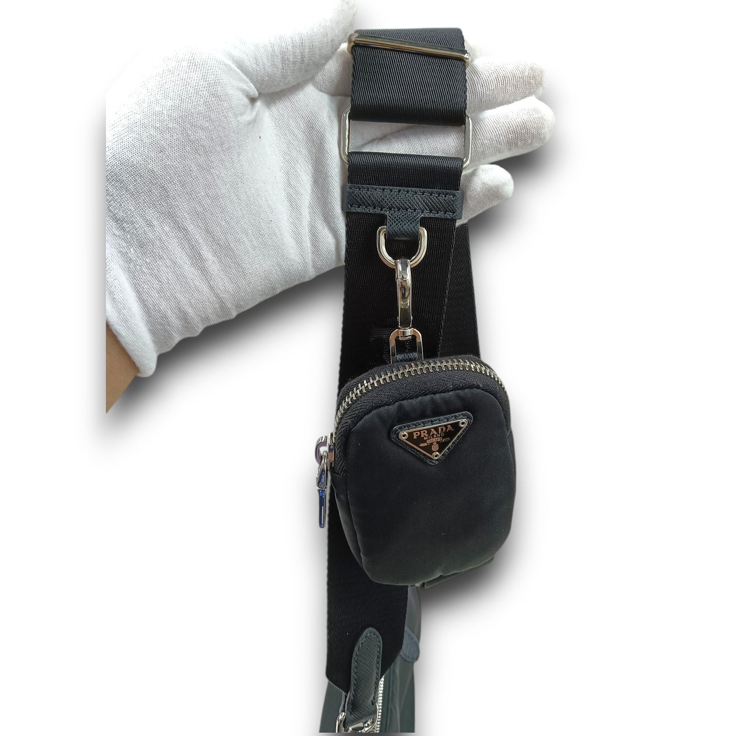 PRADA Shoulder Bag 1BH204 Rank (B) Black 158/C RE-EDITION 2005