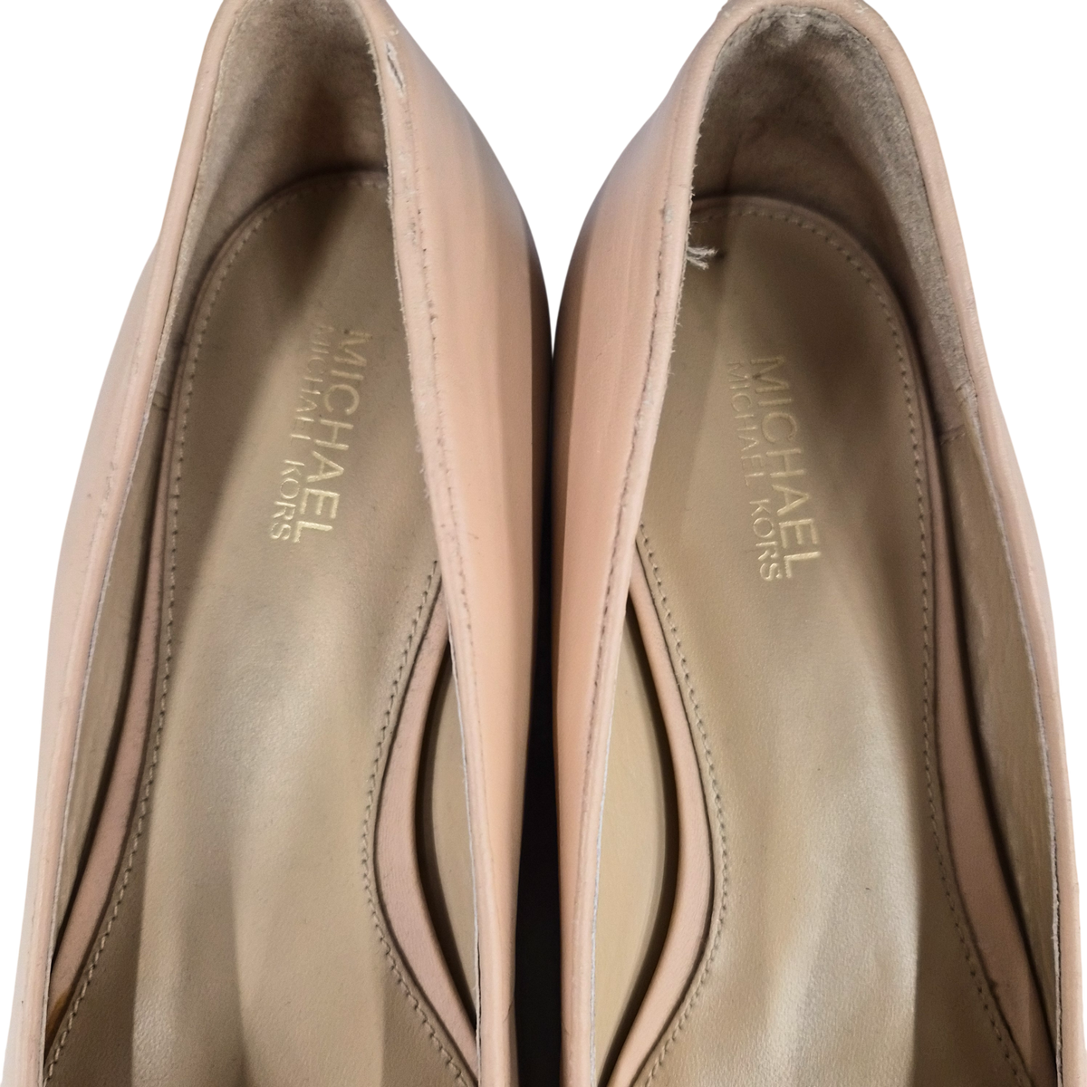 MICHAEL KORS Pumps SIZE 5M Lady's Beige/Black Rank(B) Scratch