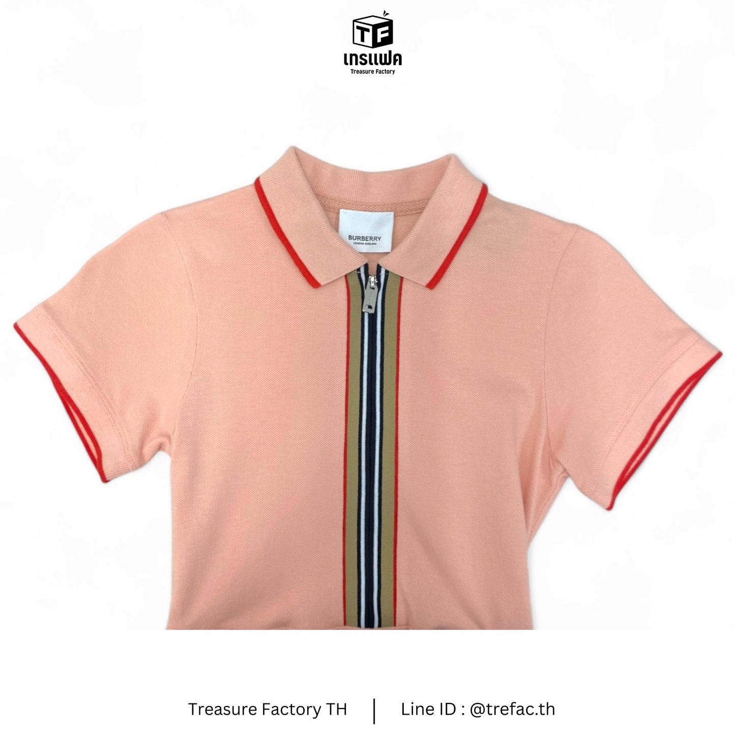 BURBERRY Dress Kids Pink 8Y128 8047691 Rank B