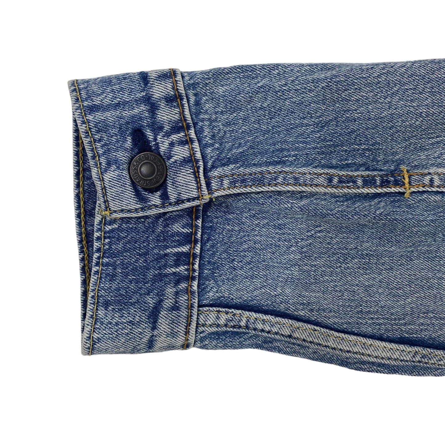 LEVI'S Denim Jacket Size L Men Blue CW-2722 Stain