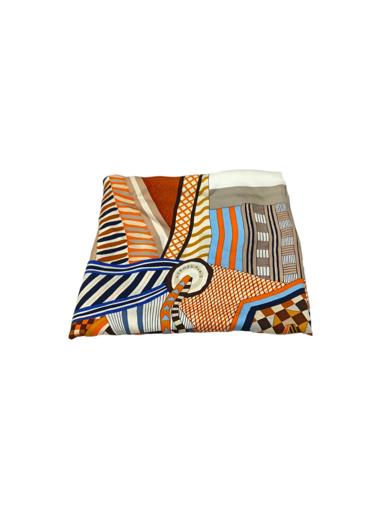 HERMES Scarf Carre Twill LA SELLE