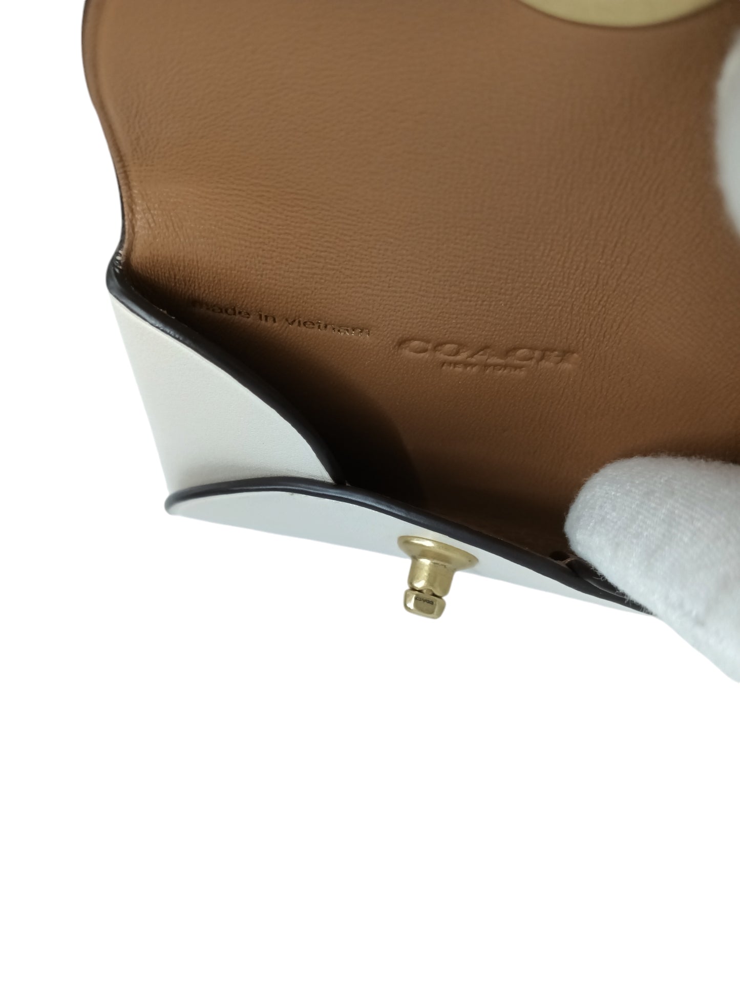 Coach Card Case Rank (AB) Beige