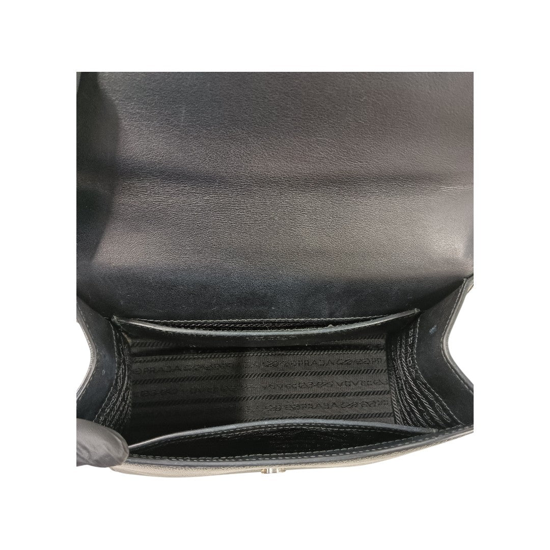 PRADA Shoulder Bag Rank(B) Black 1BD127