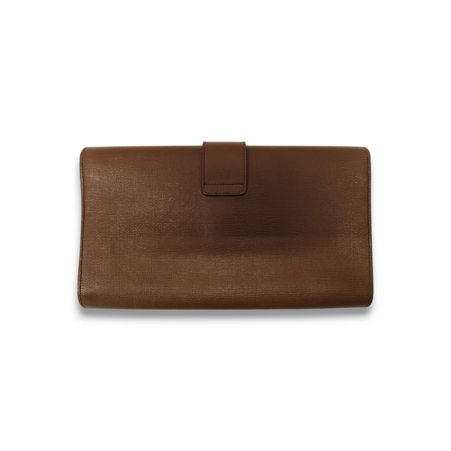 Yves Saint Laurent Clutch Bag 265701 467891 Brown *Stain* Rank B