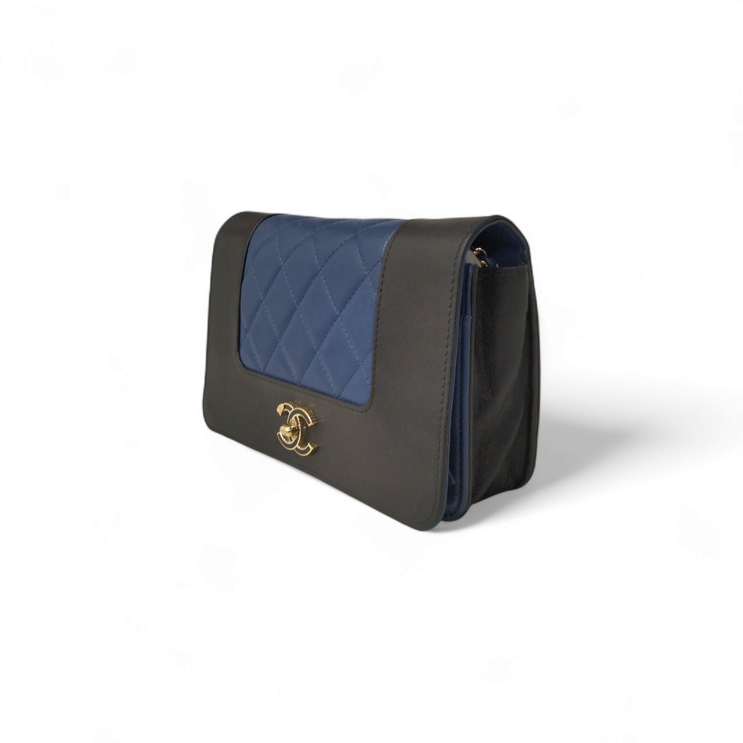 CHANEL Bag Black/Blue Damage 23898002 Rank (BC)