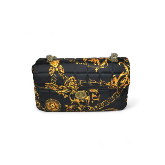 VERSACE JEANS COUTURE Shoulder Bag 71VA4BB3 Black/Yellow ZS06 2 Unused Item