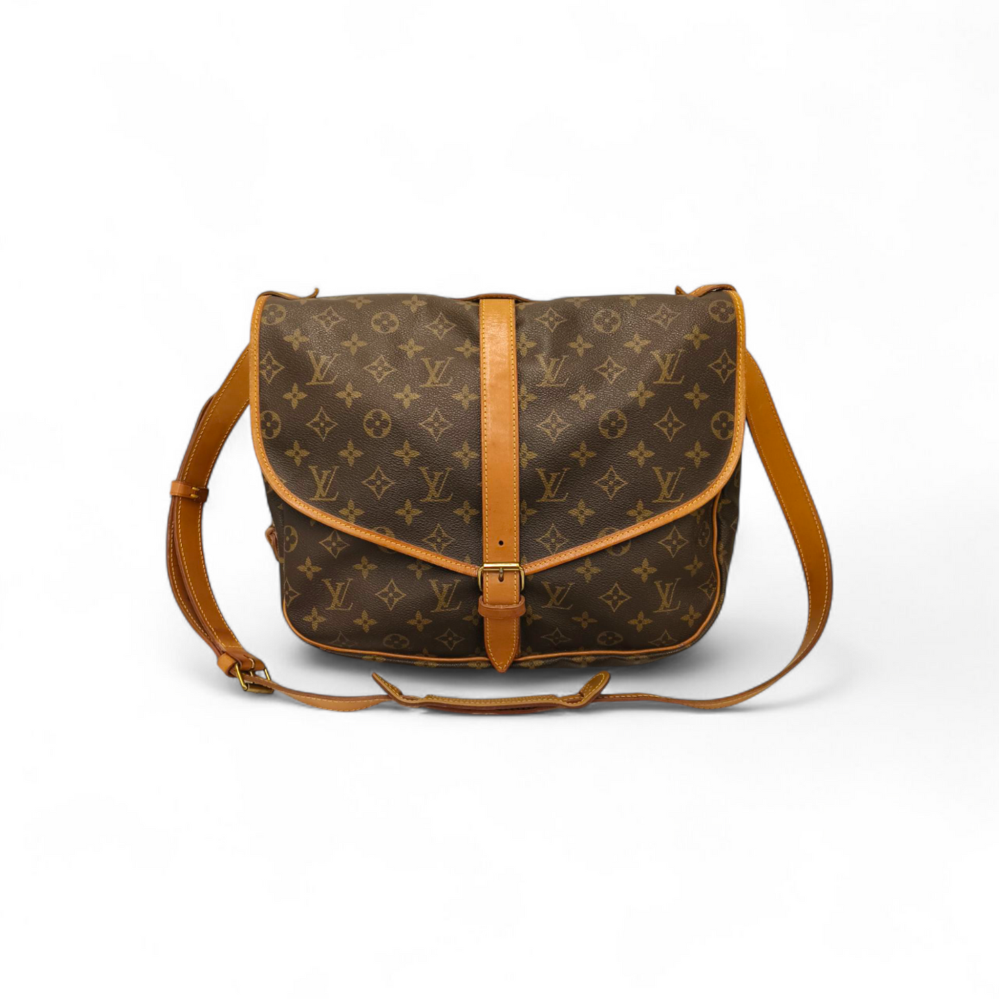 LOUIS VUITTON Shoulder Bag Monogram M42254 Brown AR0954 *Stain* Rank B