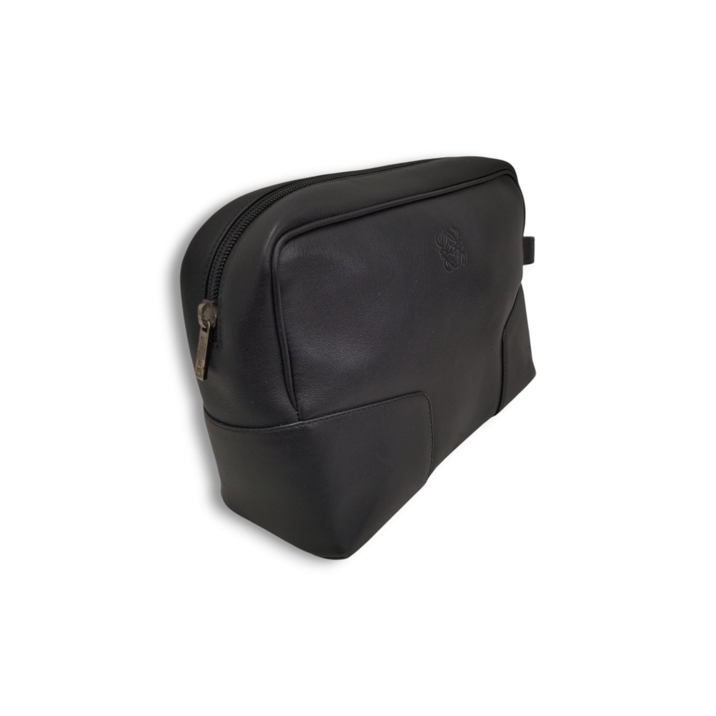 LOEWE Clutch Bag L12 Black *Vintage* Rank B