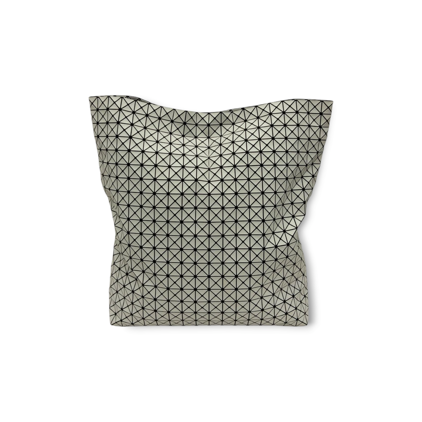 BAO BAO ISSEY MIYAKE Clutch Bag BB89-AG041 White Rank A