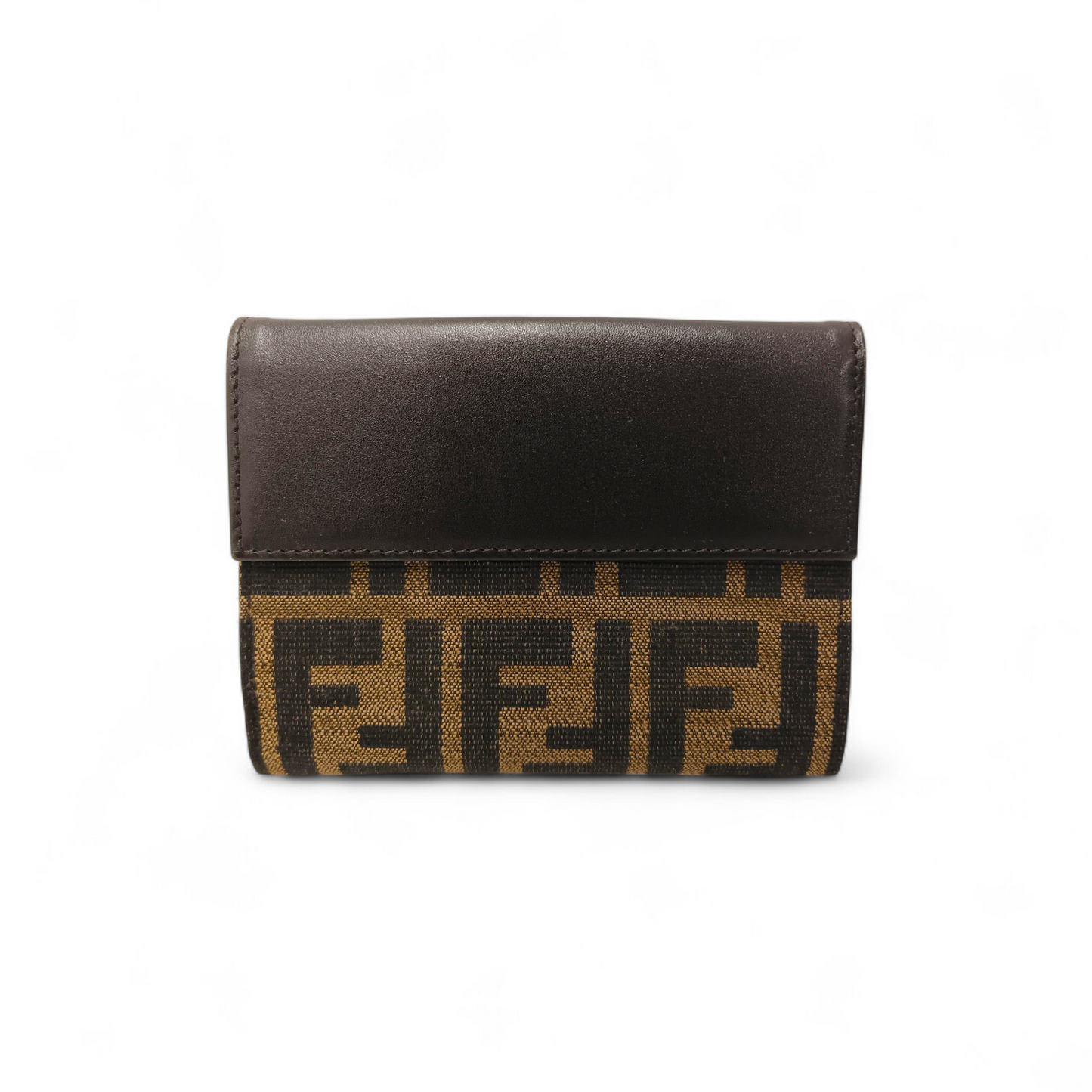 FENDI Wallet 8M0035/016 Brown Rank B