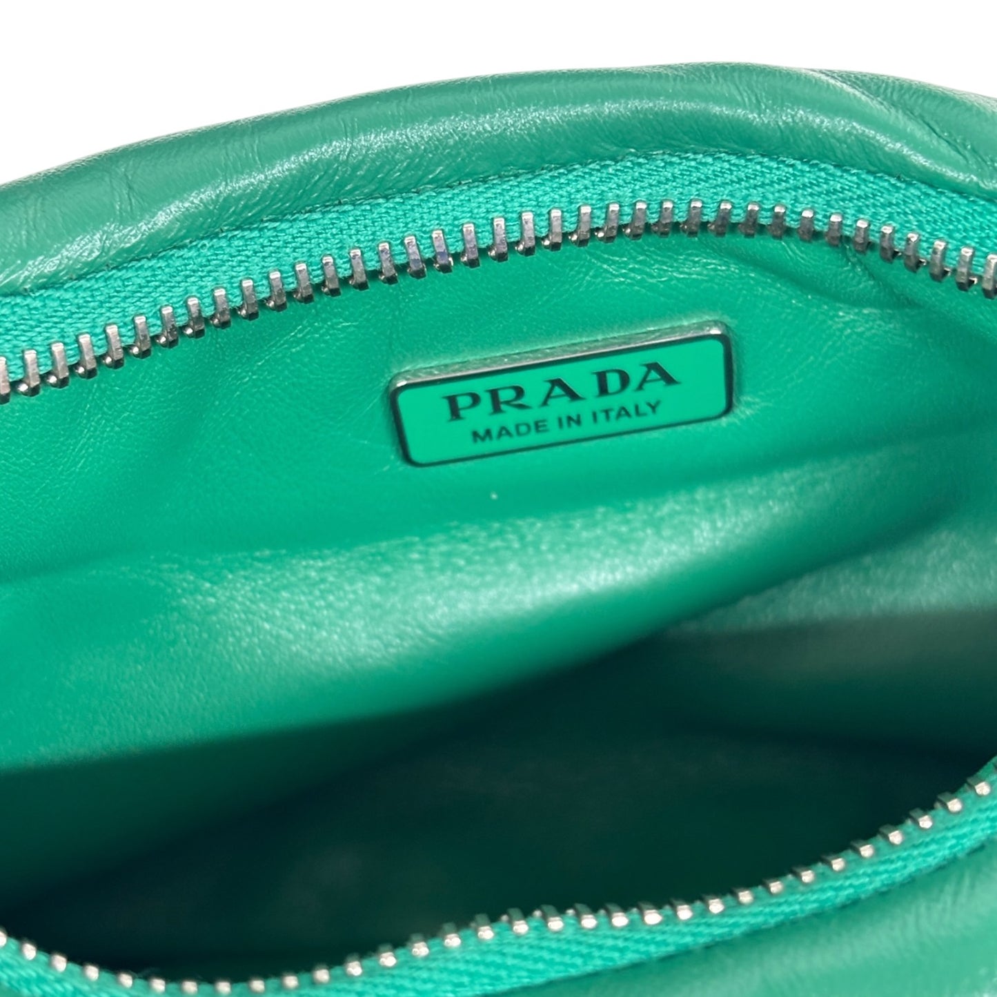 PRADA 2WAY BAG 1BA384 Green 272 RANK (B)