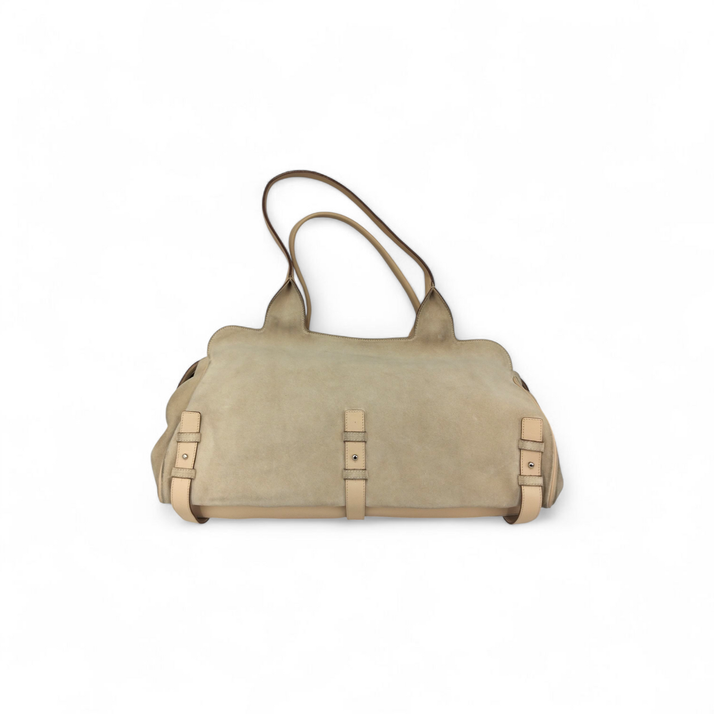 Salavatore Ferragamo rabit Fur Shoulder Bag DH-21 5742 *Stain* Rank B