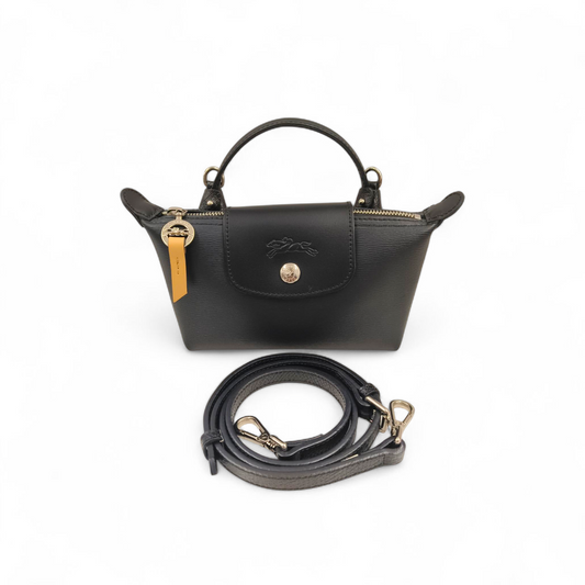 LONGCHAMP Mini Shoulder Bag 34175HYQ001 Black Rank AB
