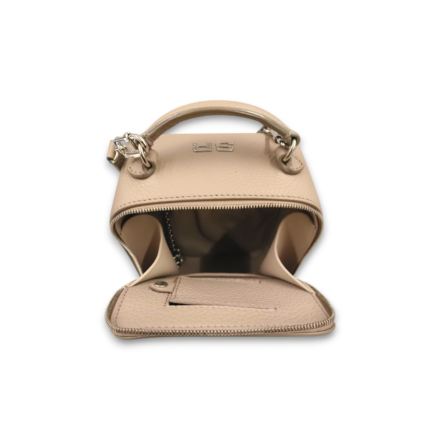 SONIA RYKIEL 2Way Bag Beige Vanity Mirror Bag