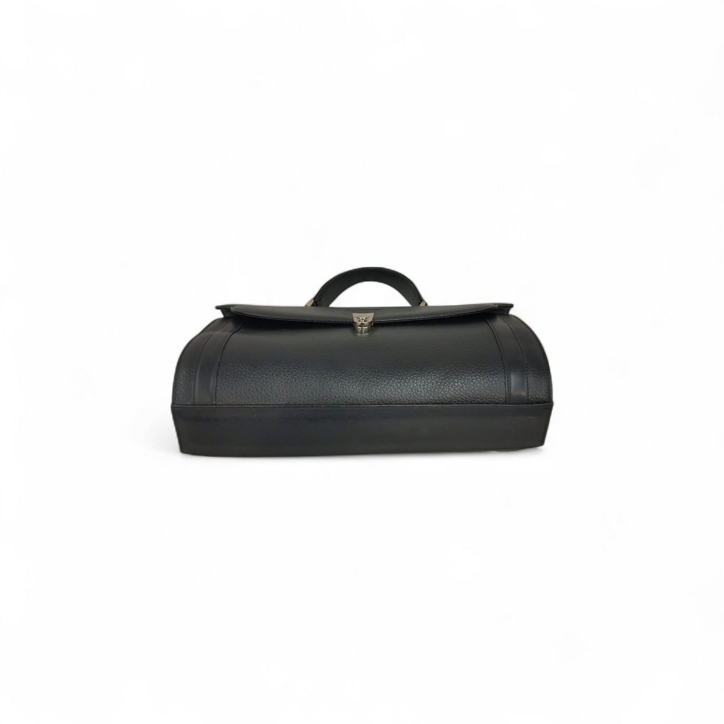 BURBERRY LONDON Mini Boston Bag Black Scratch Shadow Horse Rank(B)