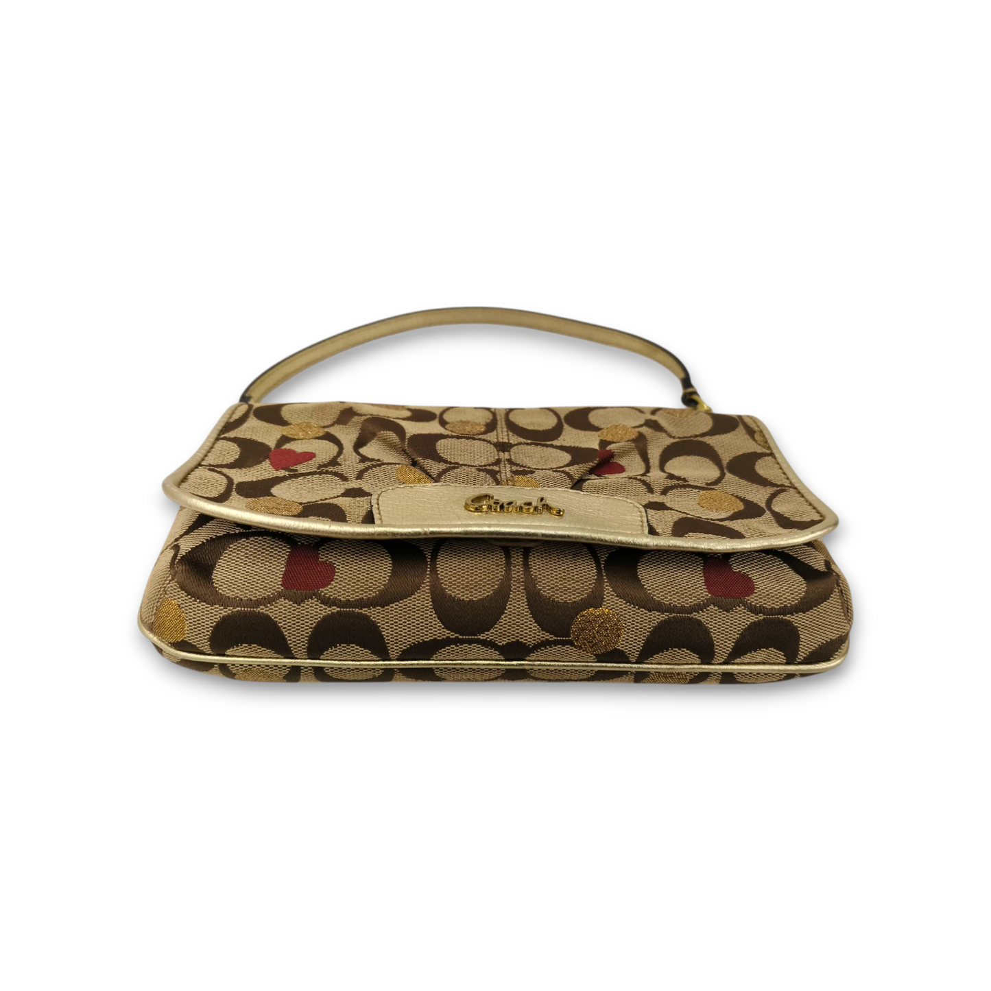 COACH Hand Bag F46934 Brown Rank B