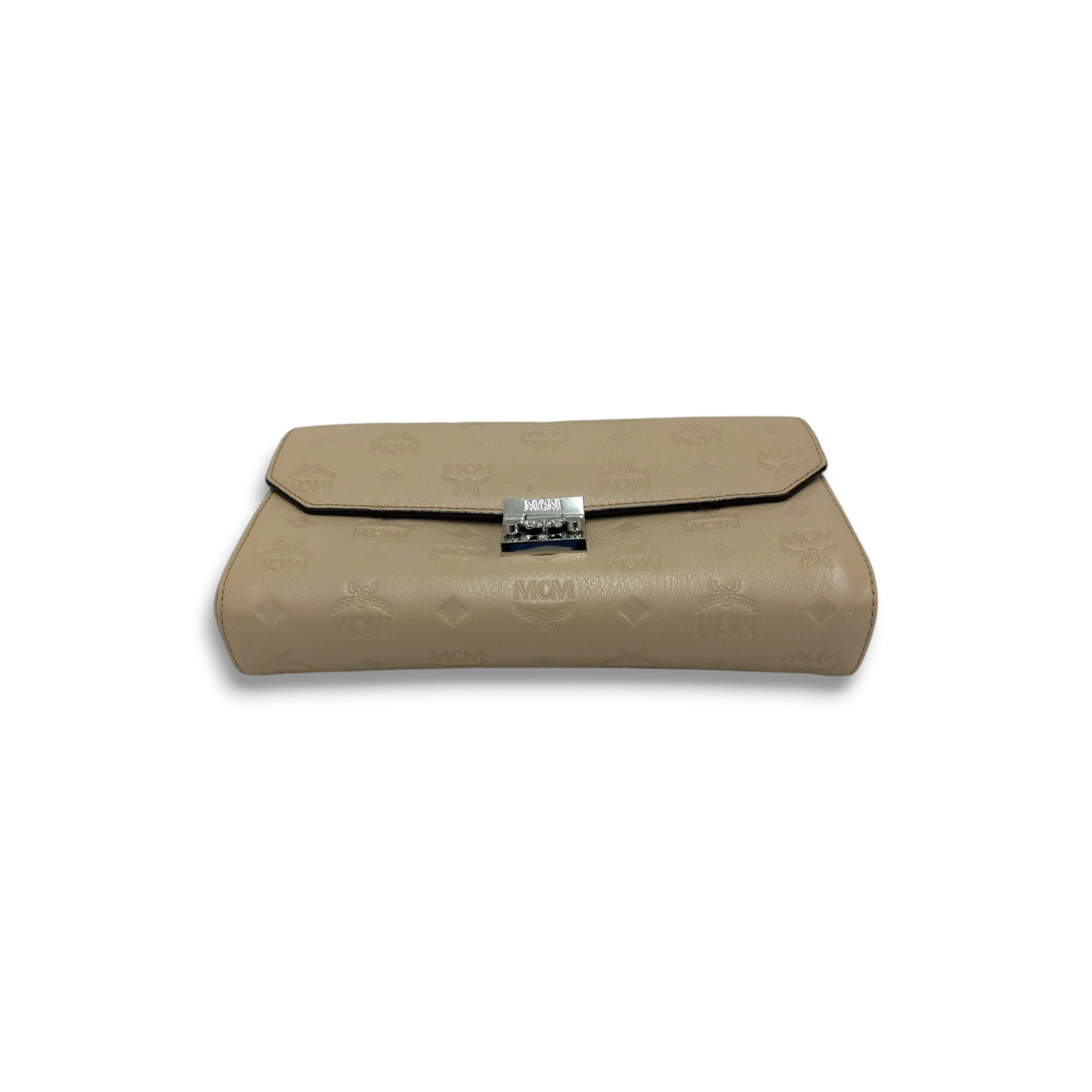 MCM Shoulder Bag MYZ7AME12IE001 Ivory Rank B
