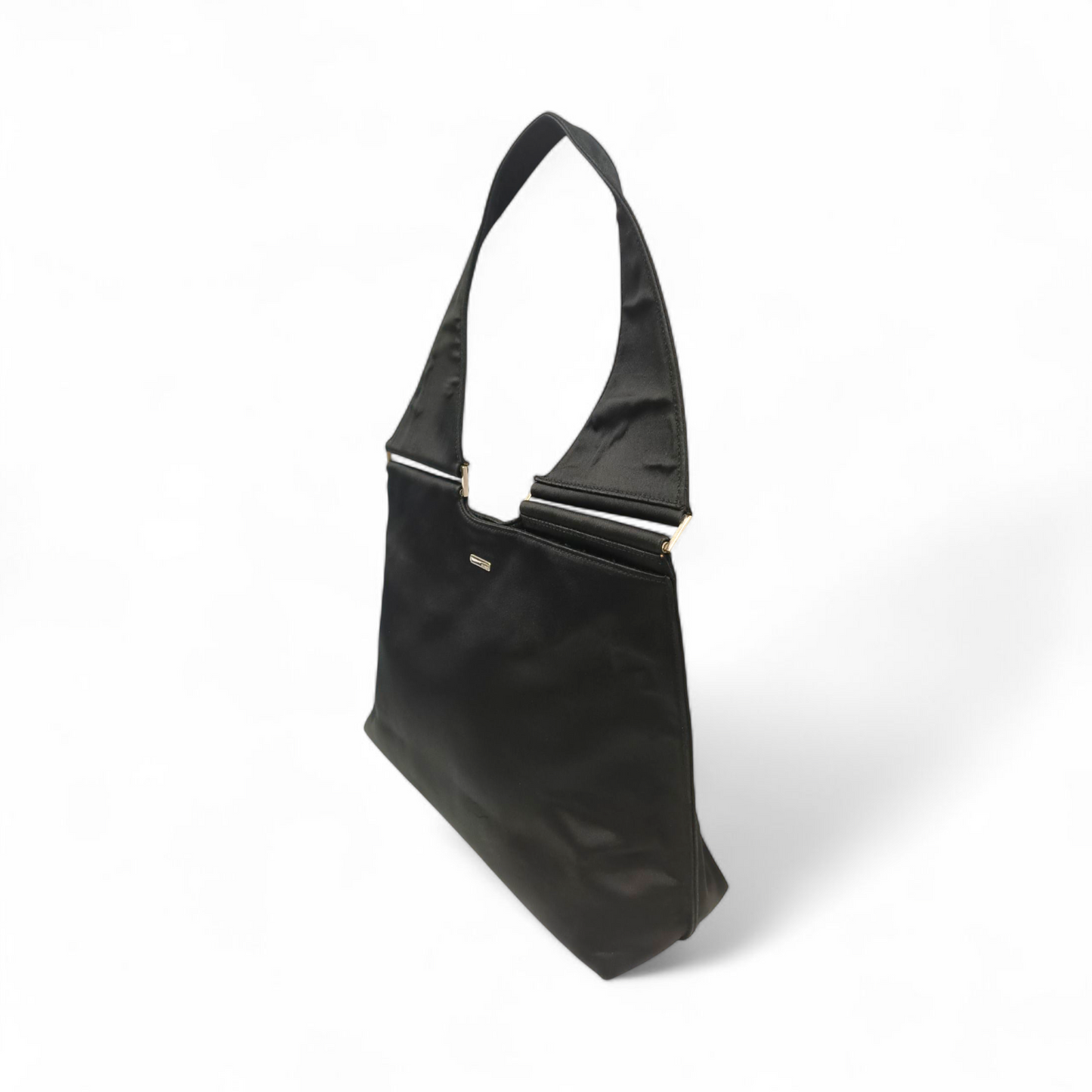 GUCCI Shoulder Bag 001 3115 Black *Damage/Stain* Rank C