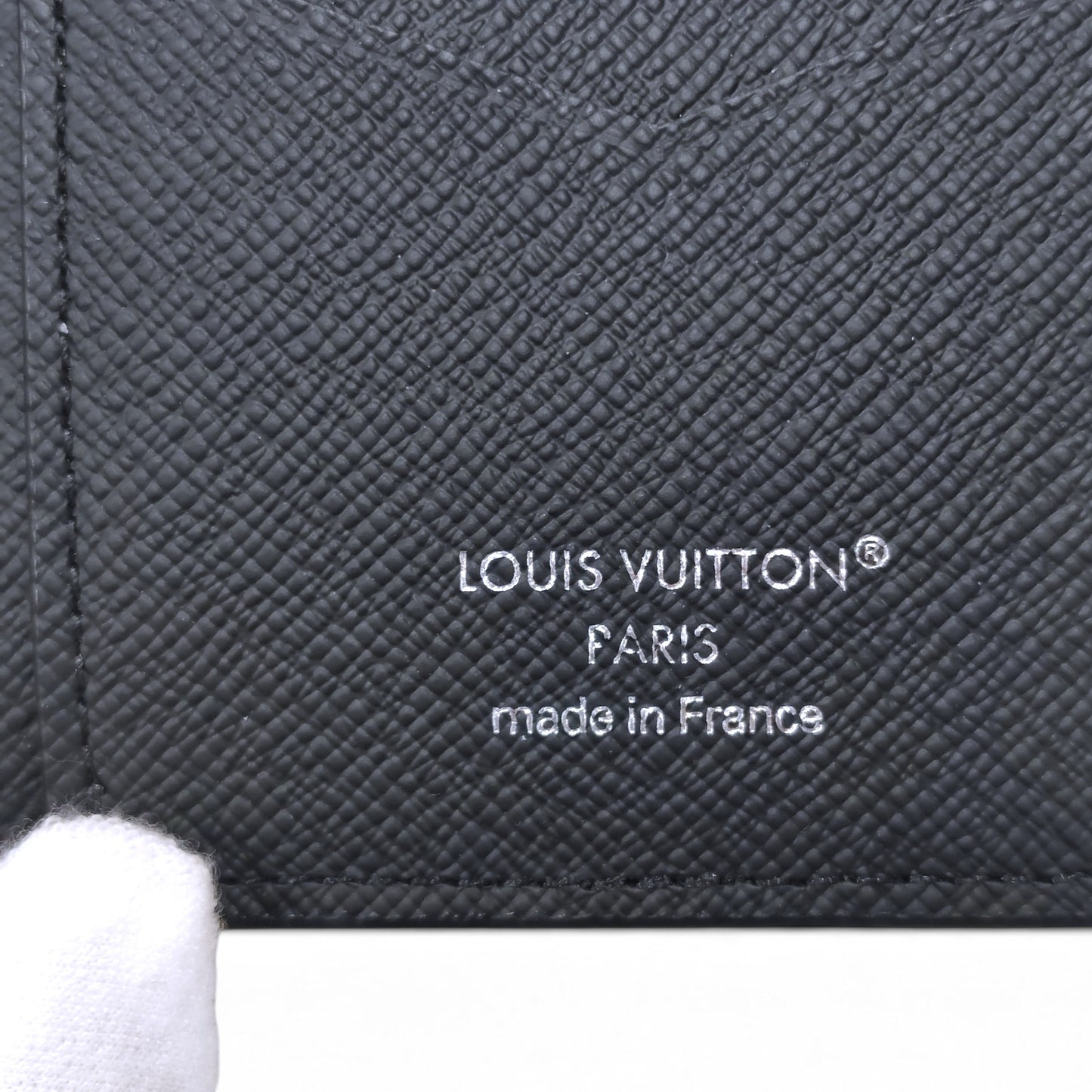 LOUIS VUITTON Card Case Monogram Black *NFC* Rank A