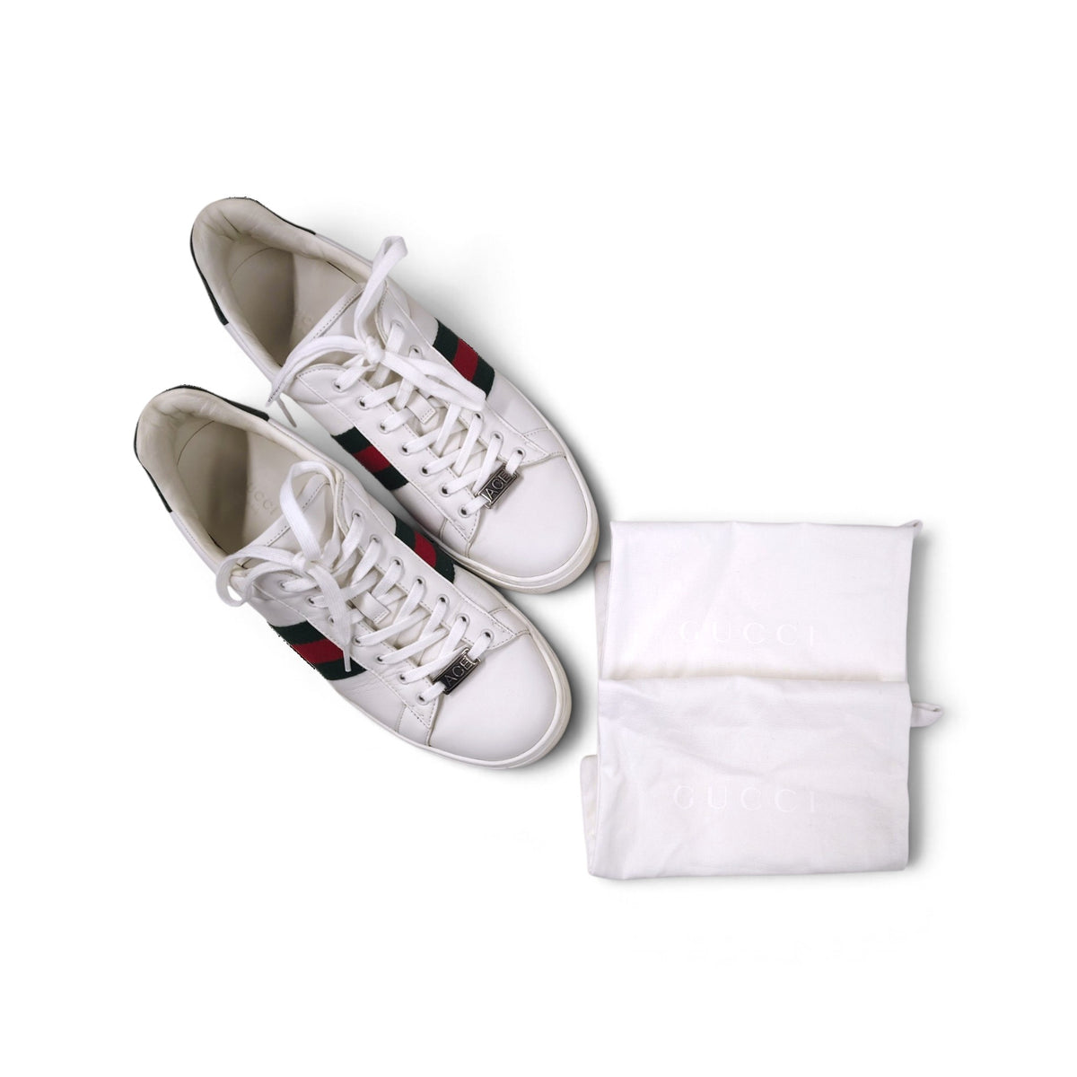 GUCCI Sneaker Size 39 757943 Unisex White Rank (B) Stain