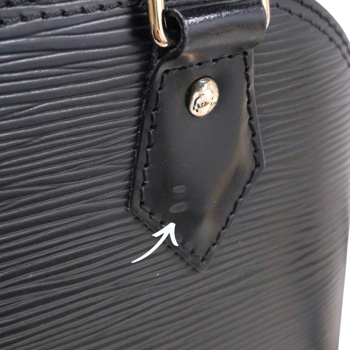 LOUIS VUITTON 2WAY BAG EPI M4031N RANK(B) BLACK SCRATCH FL0184 ARMA BB