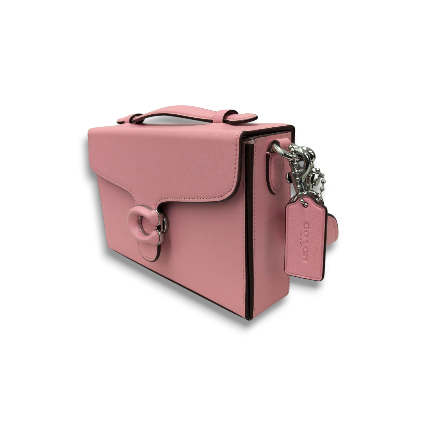 COACH 2WAY Bag CH750 Pink *Stain tabby Box* Rank B