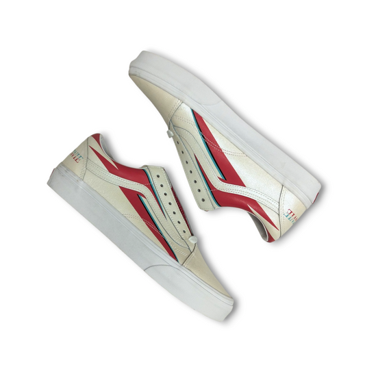 VANS Sneaker 721356 Red And Ivory *Stain* Rank B