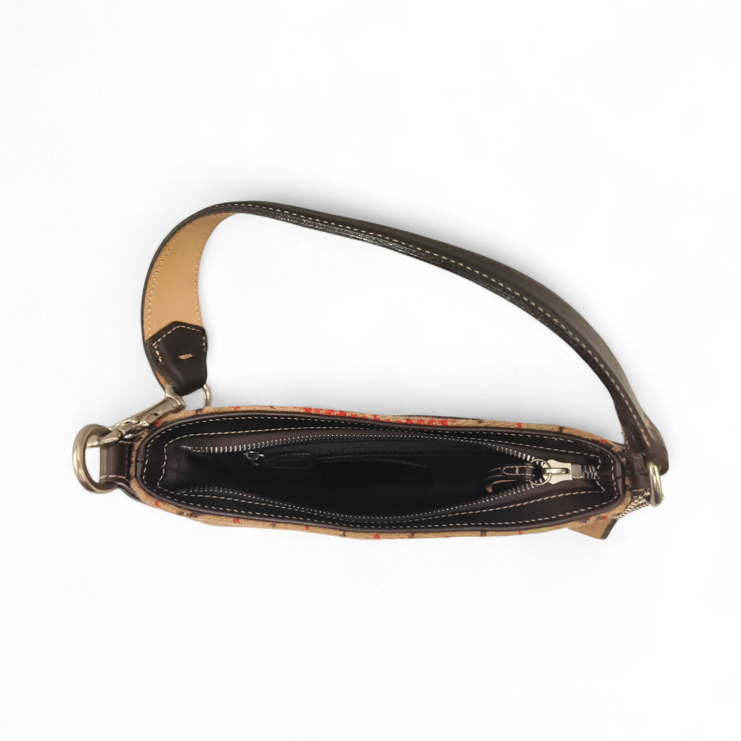 COACH Shoulder Bag E2P-9614 Brown Rank B