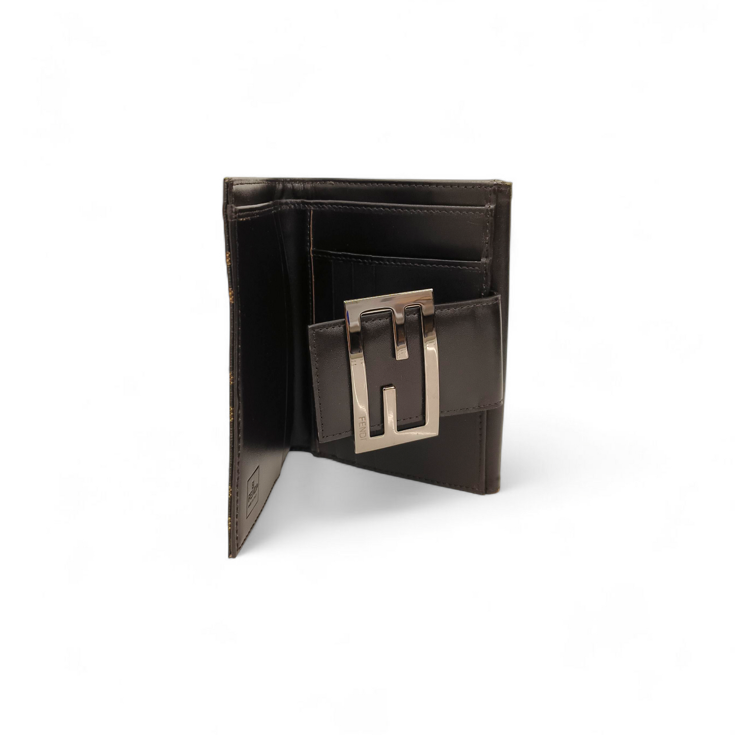 FENDI Wallet 8M0035/016 Brown Rank B