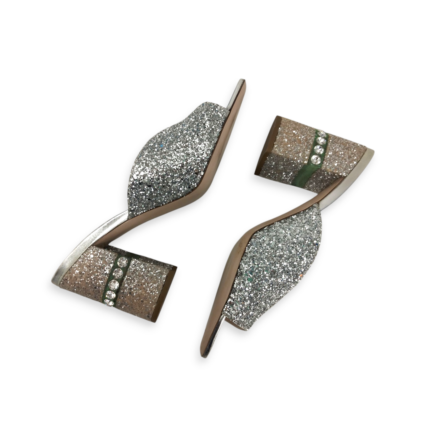 MIU MIU Sandal 37 Lady's Silver Rank(A)