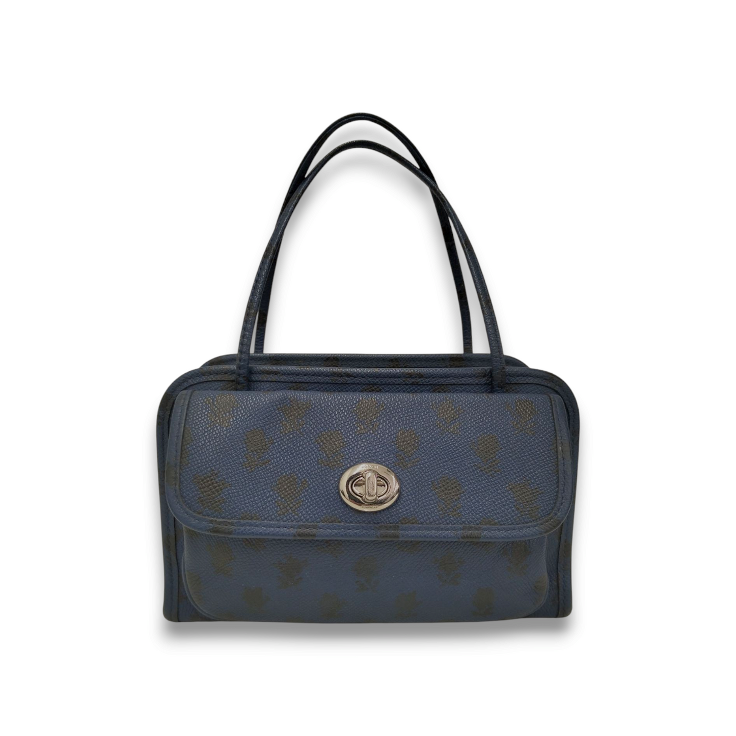 COACH 2WAY Bag 34471 Blue/Black Rank B