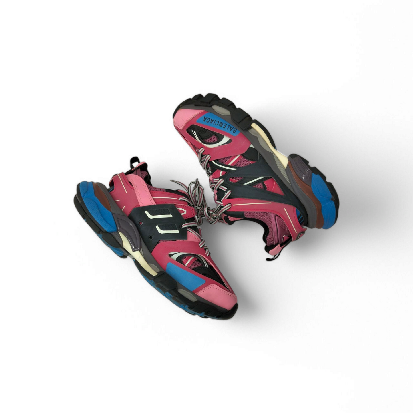 BALENCIAGA Sneaker SIZE 36 Lady's Pink/Black 542436 *Stain* Rank B