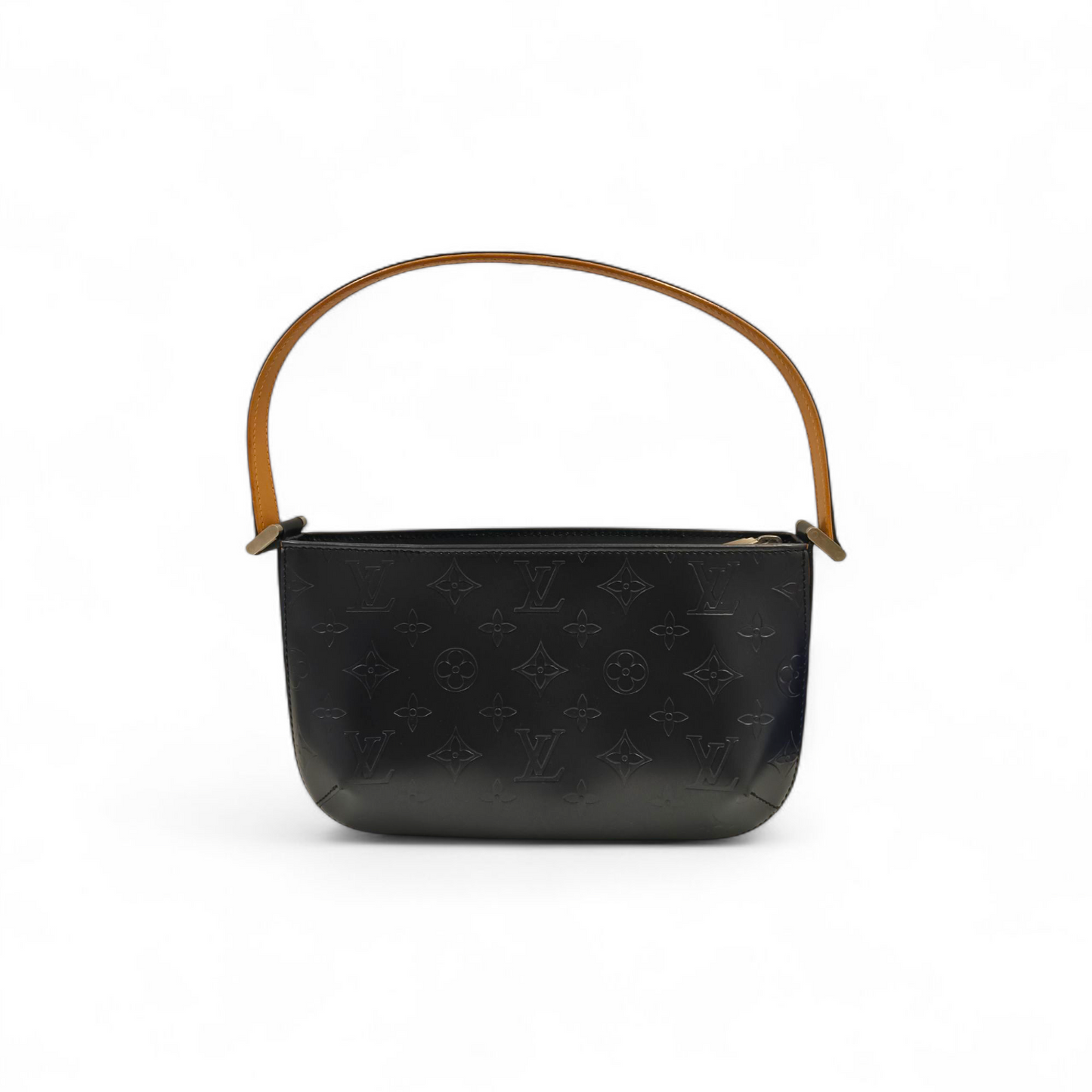 LOUIS VUITTON Shoulder Bag M55145 Navy/Brown MI1022 Monogram Mat Fowler