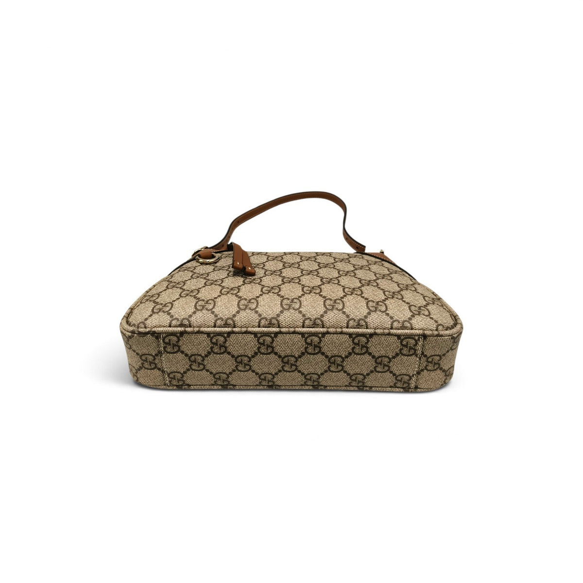 GUCCI 2WAY Bag 815218 Brown 498879 GG Emblem Small