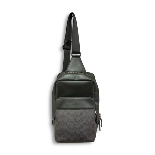 COACH Body Bag C5332 Black *Scratch* Rank AB