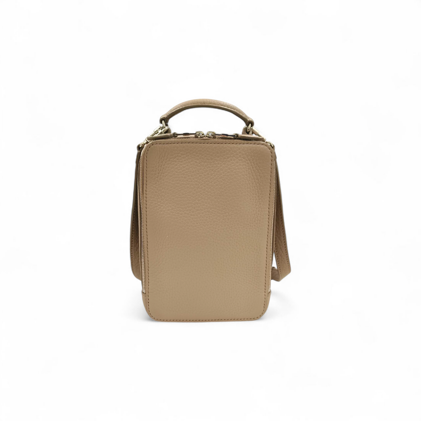 SONIA RYKIEL 2Way Bag Beige Vanity Mirror Bag