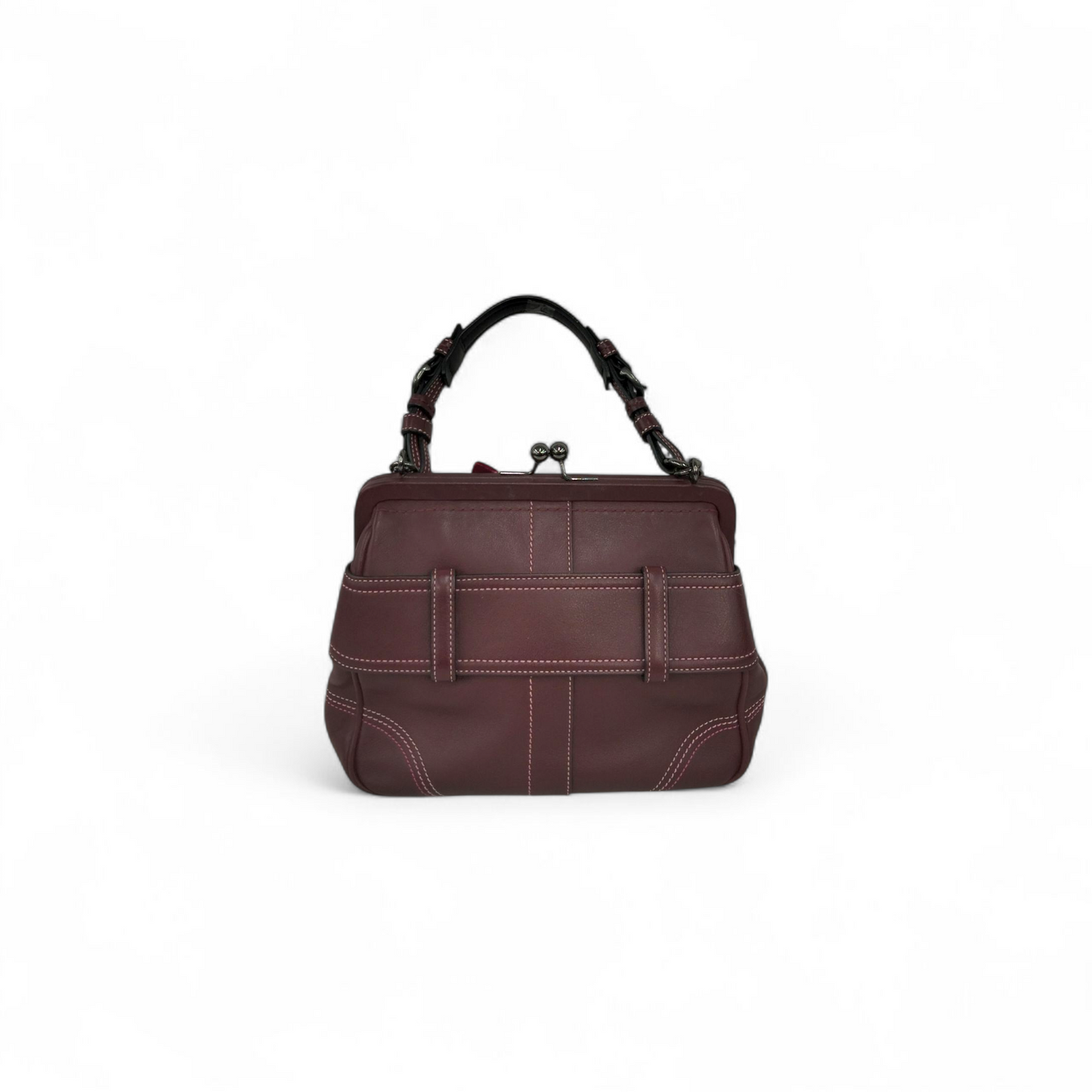 COACH Handbag 8A12 Red Rank (B)