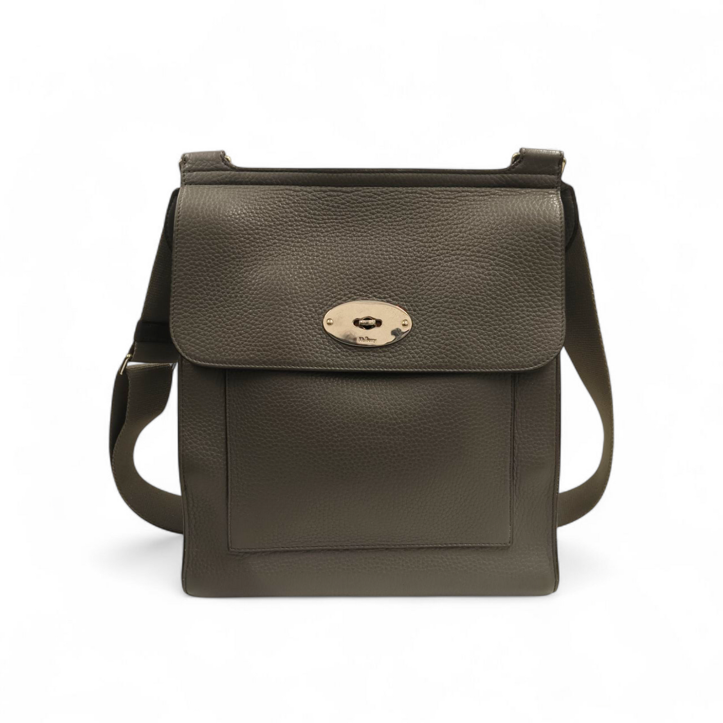 MULBERRY Shoulder Bag Gray Antony TFO Rank B