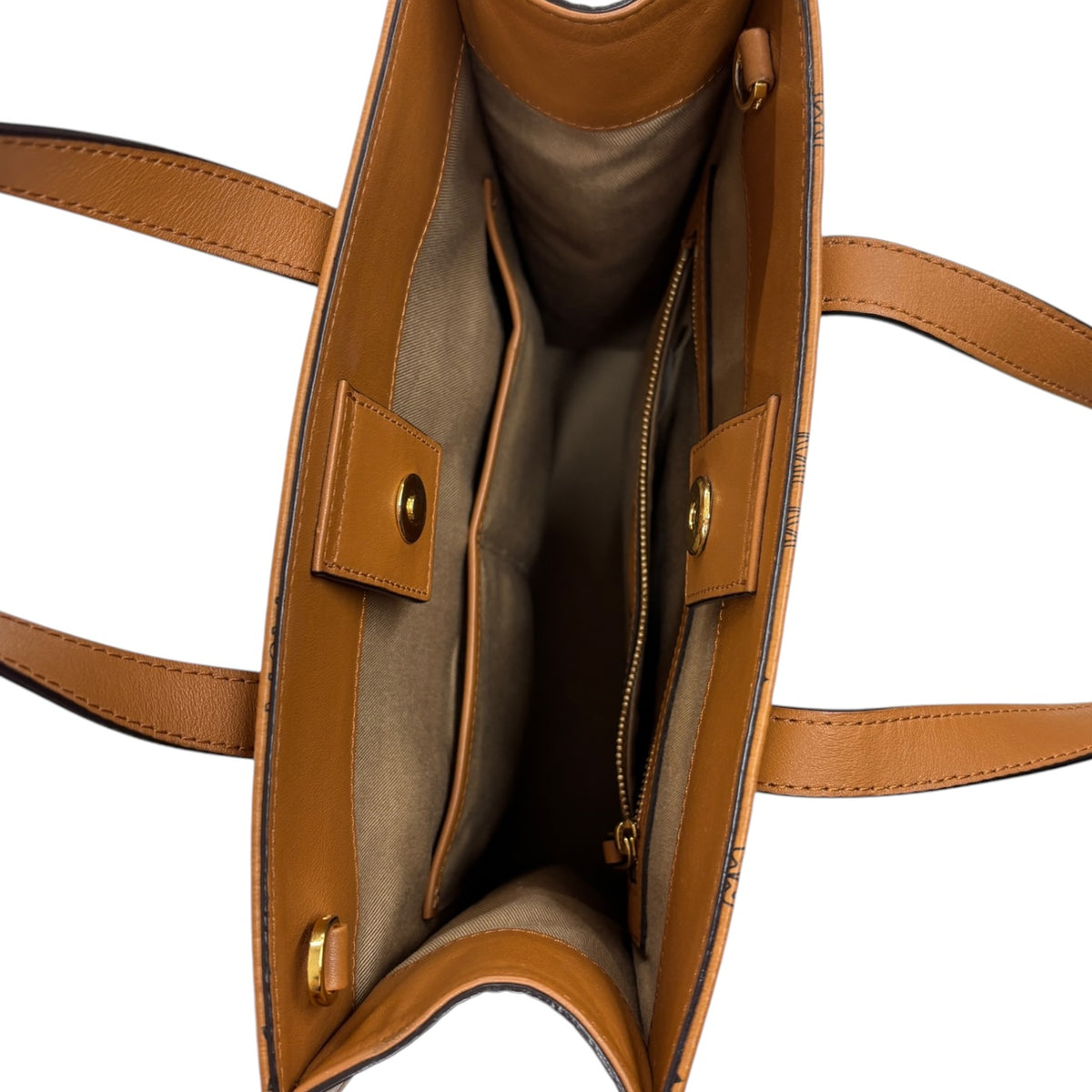 MCM 2Way Bag MMTCSKC03C0001 Brown Scratch Rank (B)