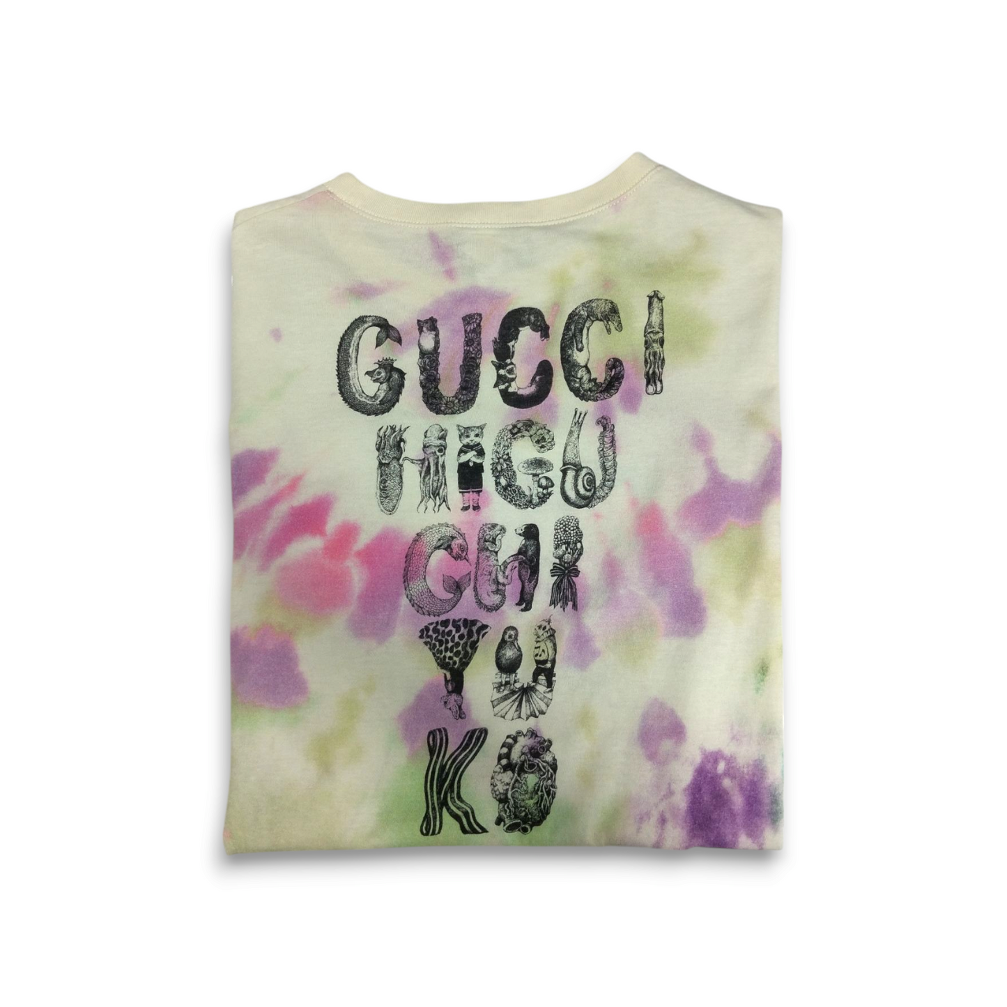 GUCCI T-shirt SIZE S Lady's Multi Color RABBIT Rank A
