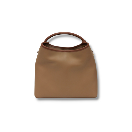 elleme Handbag Brown *Stain* Rank AB